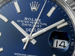 DateJust 41 126334 904L SS Blue Dial on Jubilee Bracelet