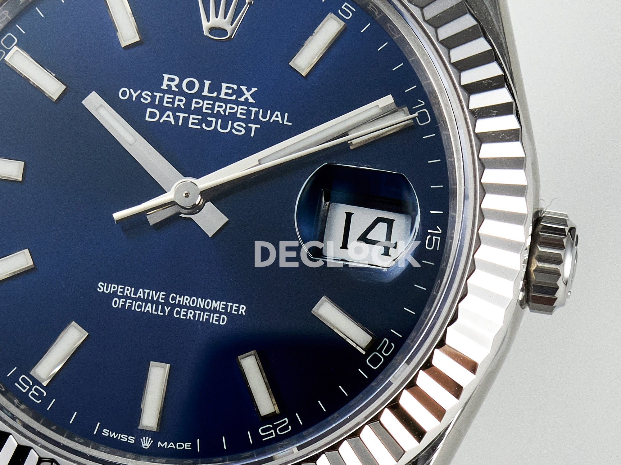 DateJust 41 126334 904L SS Blue Dial on Jubilee Bracelet