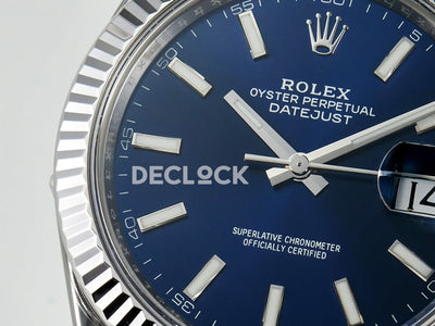 DateJust 41 126334 904L SS Blue Dial on Jubilee Bracelet