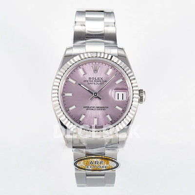 DateJust 31 278274 ARF 1:1 Best Edition 904L Steel Pink Dial Stick Marker on SS Oyster Bracelet ETA 2688