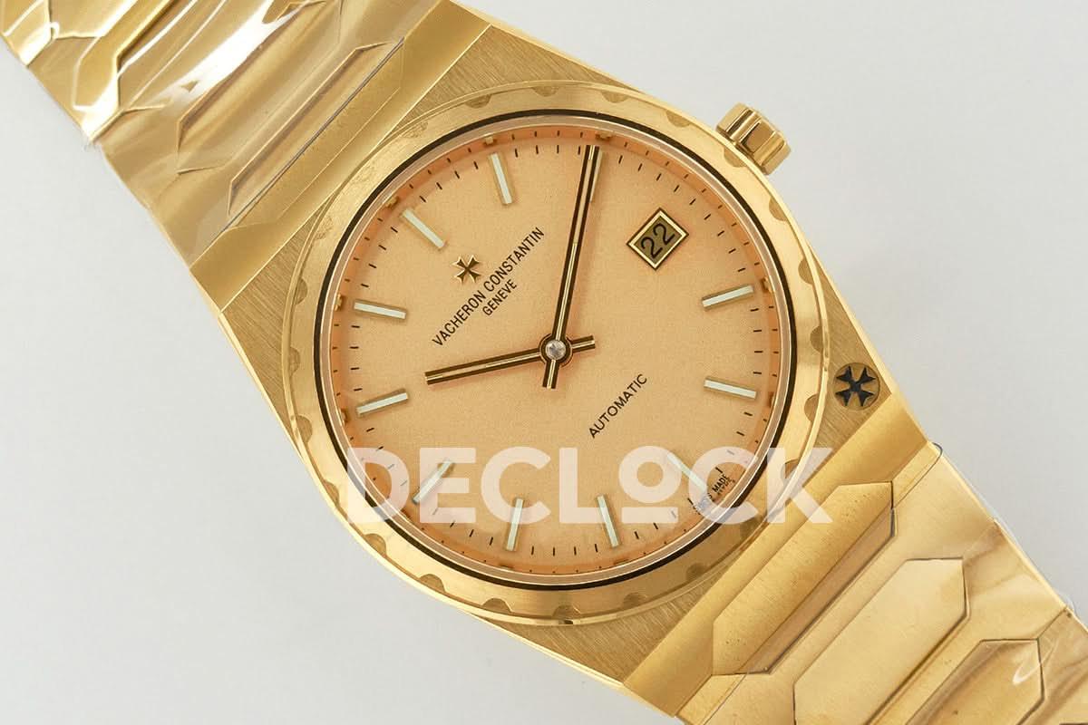 Replica Vacheron Constantin Les Historiques 222 Champagne Dial in Yellow Gold |  Declock.