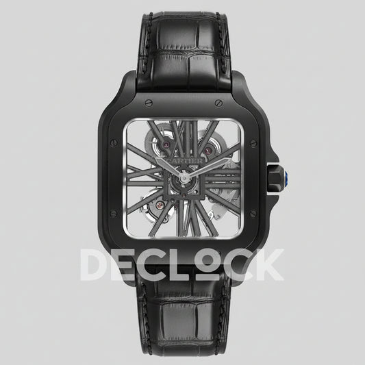Cartier Santos Skeleton WHSA0009 ADLC Steel Replica Watch