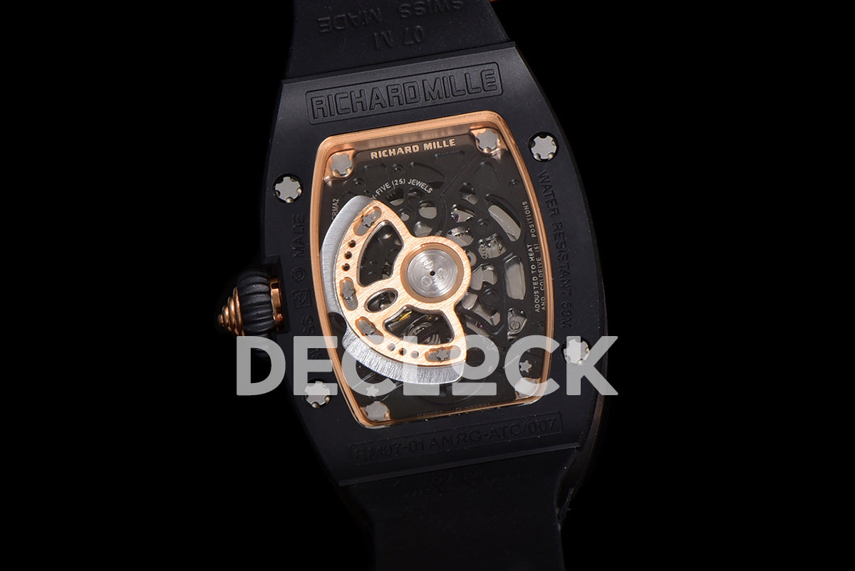 RM 007 Automatic Ladies Ceramique Noire Serti