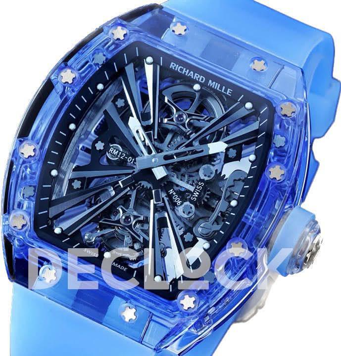 Replica Richard Mille RM 012-01 Tourbillon Blue Sapphire |  Declock.