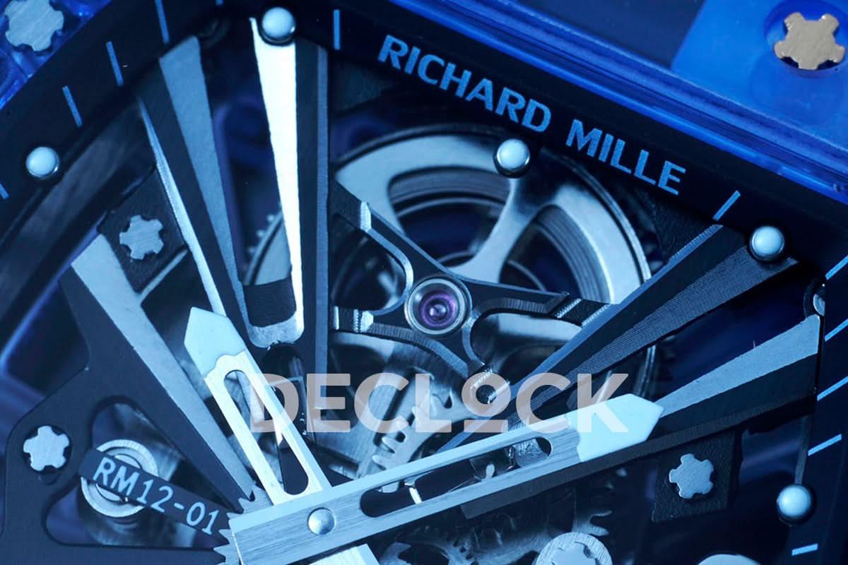 Replica Richard Mille RM 012-01 Tourbillon Blue Sapphire |  Declock.