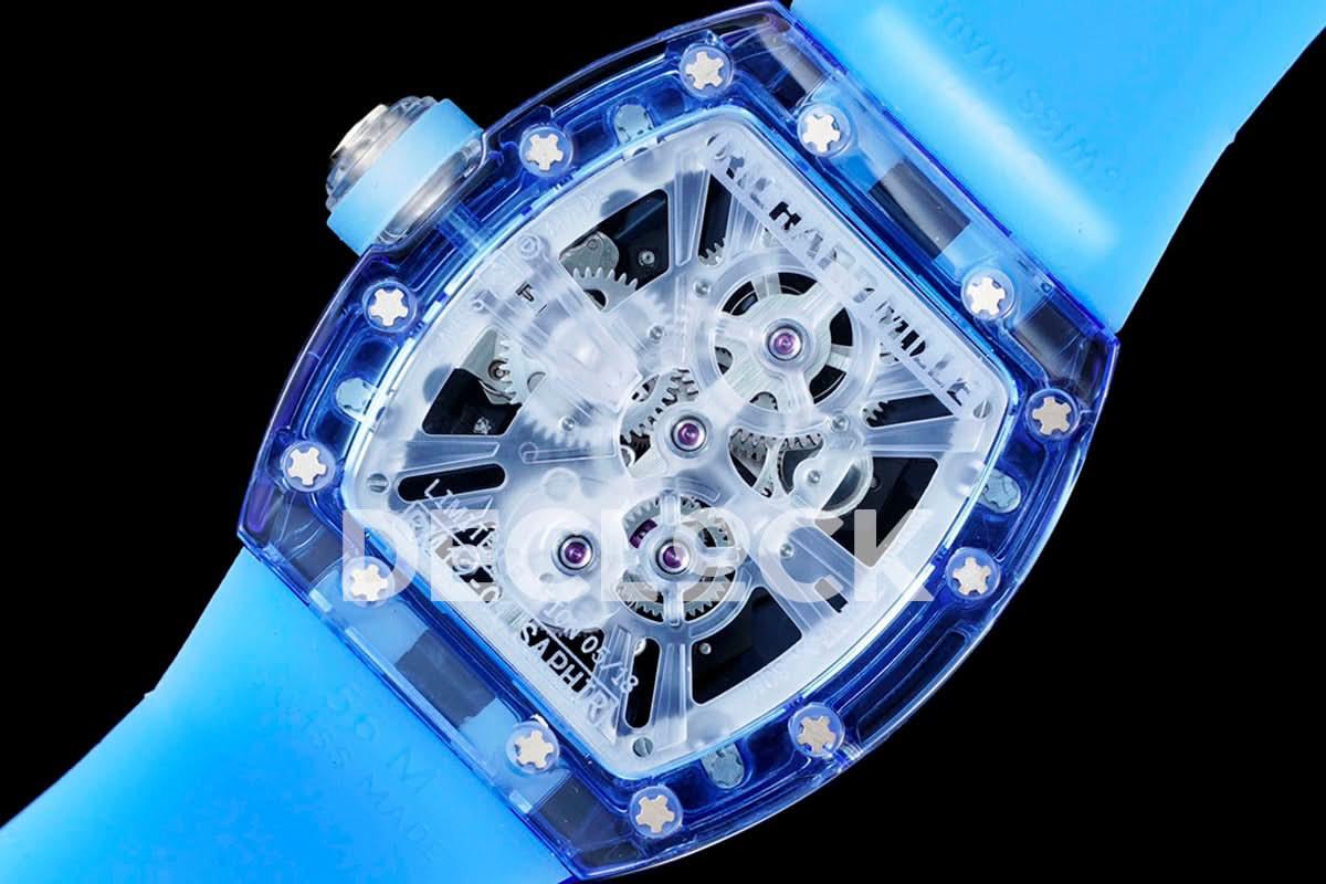Replica Richard Mille RM 012-01 Tourbillon Blue Sapphire |  Declock.