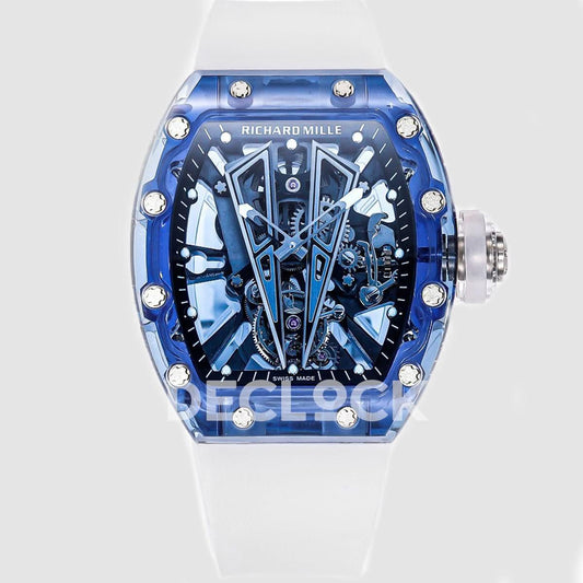 Replica Richard Mille RM 027-01 Tourbillon Blue Sapphire |  Declock.