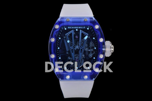 Replica Richard Mille RM 027-01 Tourbillon Blue Sapphire |  Declock.