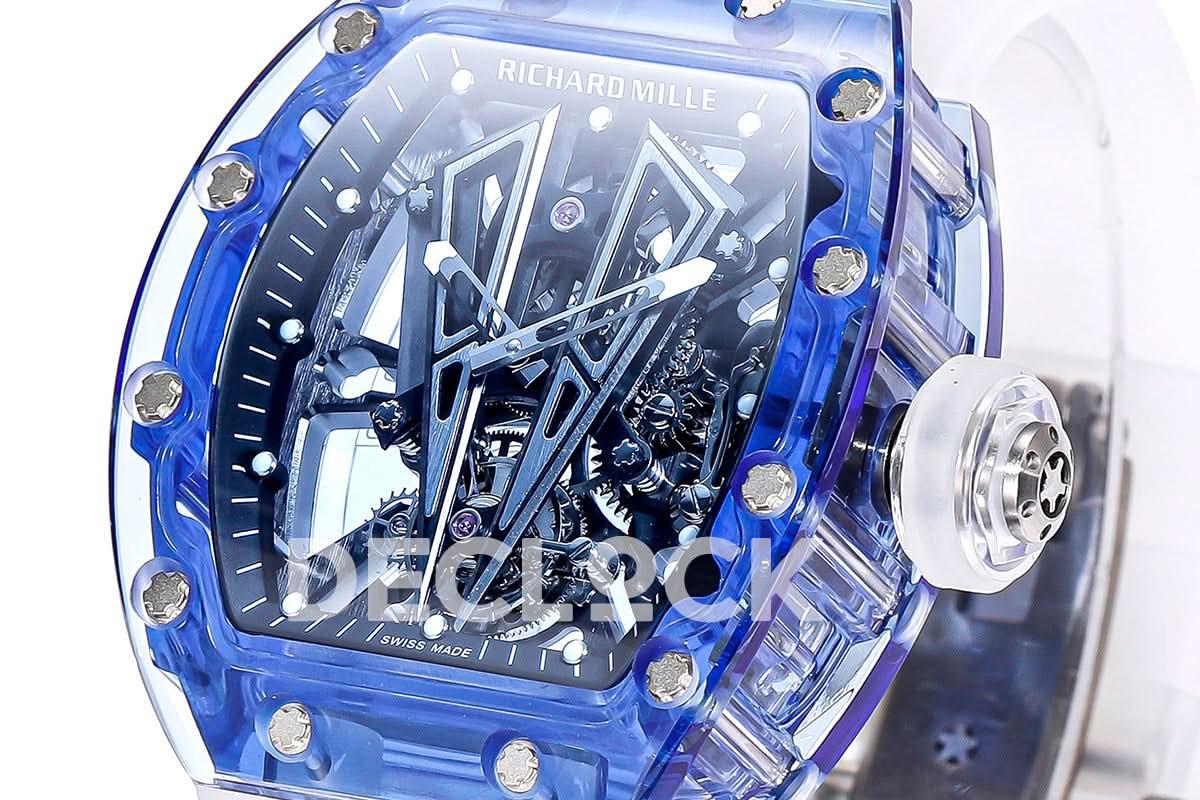 Replica Richard Mille RM 027-01 Tourbillon Blue Sapphire |  Declock.