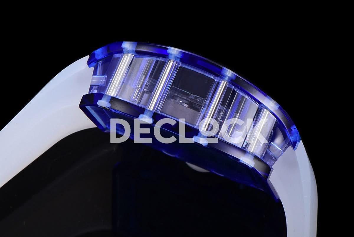 Replica Richard Mille RM 027-01 Tourbillon Blue Sapphire Skull |  Declock.