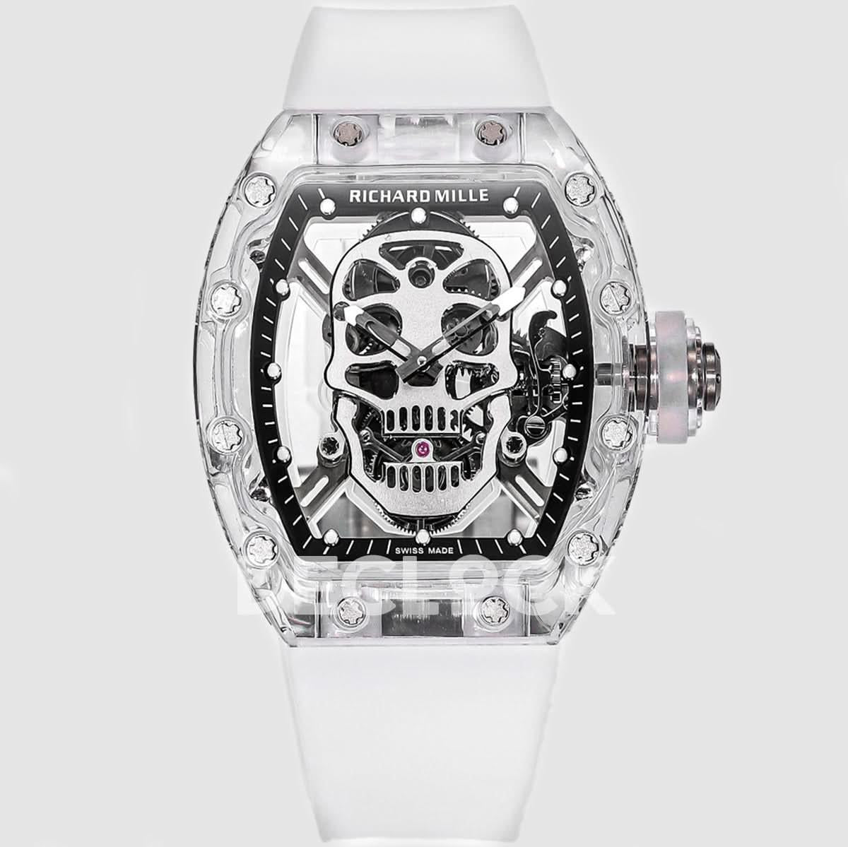 Replica Richard Mille RM 027-01 Tourbillon Sapphire Skull |  Declock.