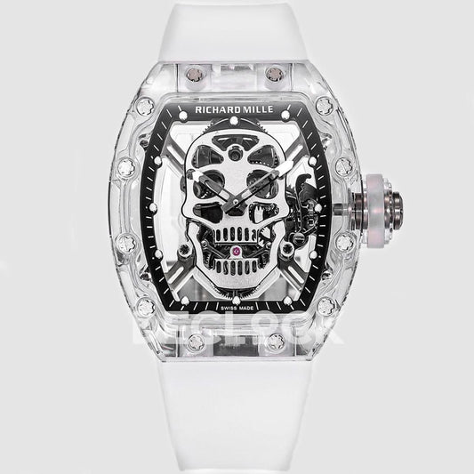 Replica Richard Mille RM 027-01 Tourbillon Sapphire Skull |  Declock.