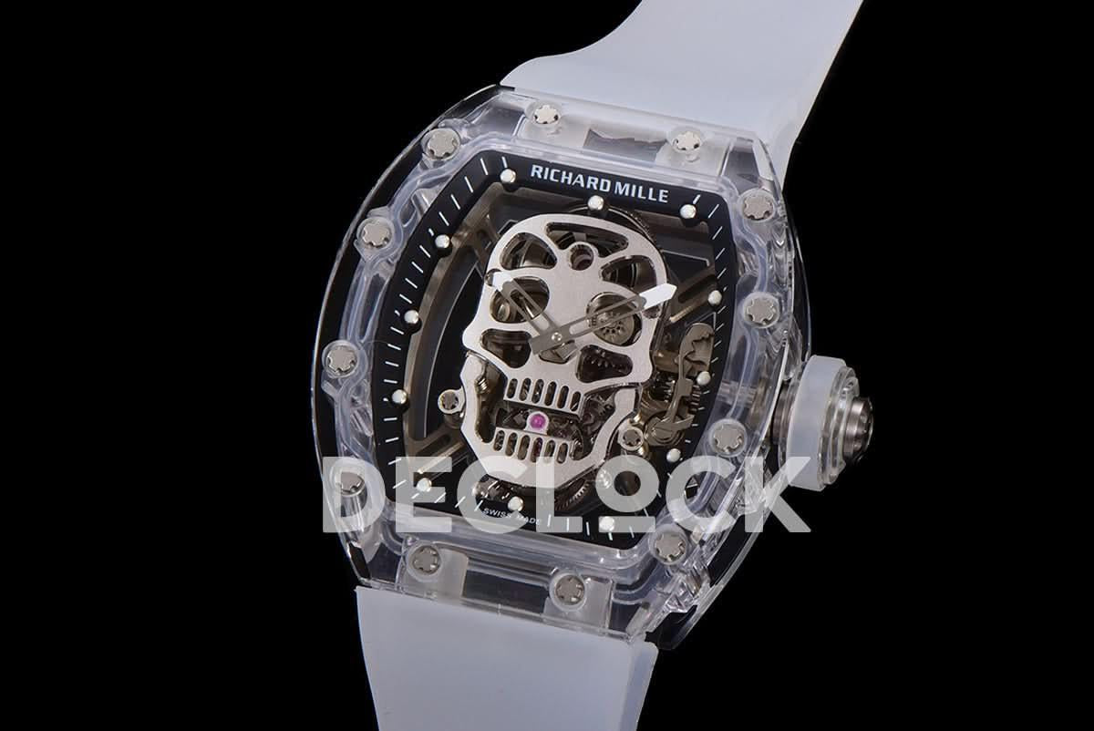 Replica Richard Mille RM 027-01 Tourbillon Sapphire Skull |  Declock.