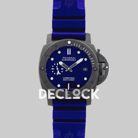 Replica Panerai PAM1232 Submersible QuarantaQuattro Carbotech™ Blu Abisso 44mm | Declock.