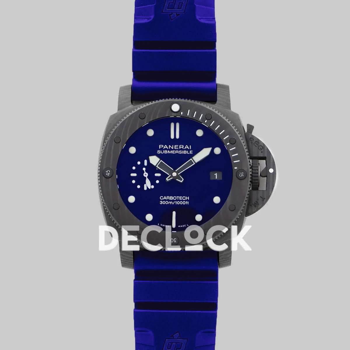 PAM1232 Submersible QuarantaQuattro Carbotech™ Blu Abisso 44mm