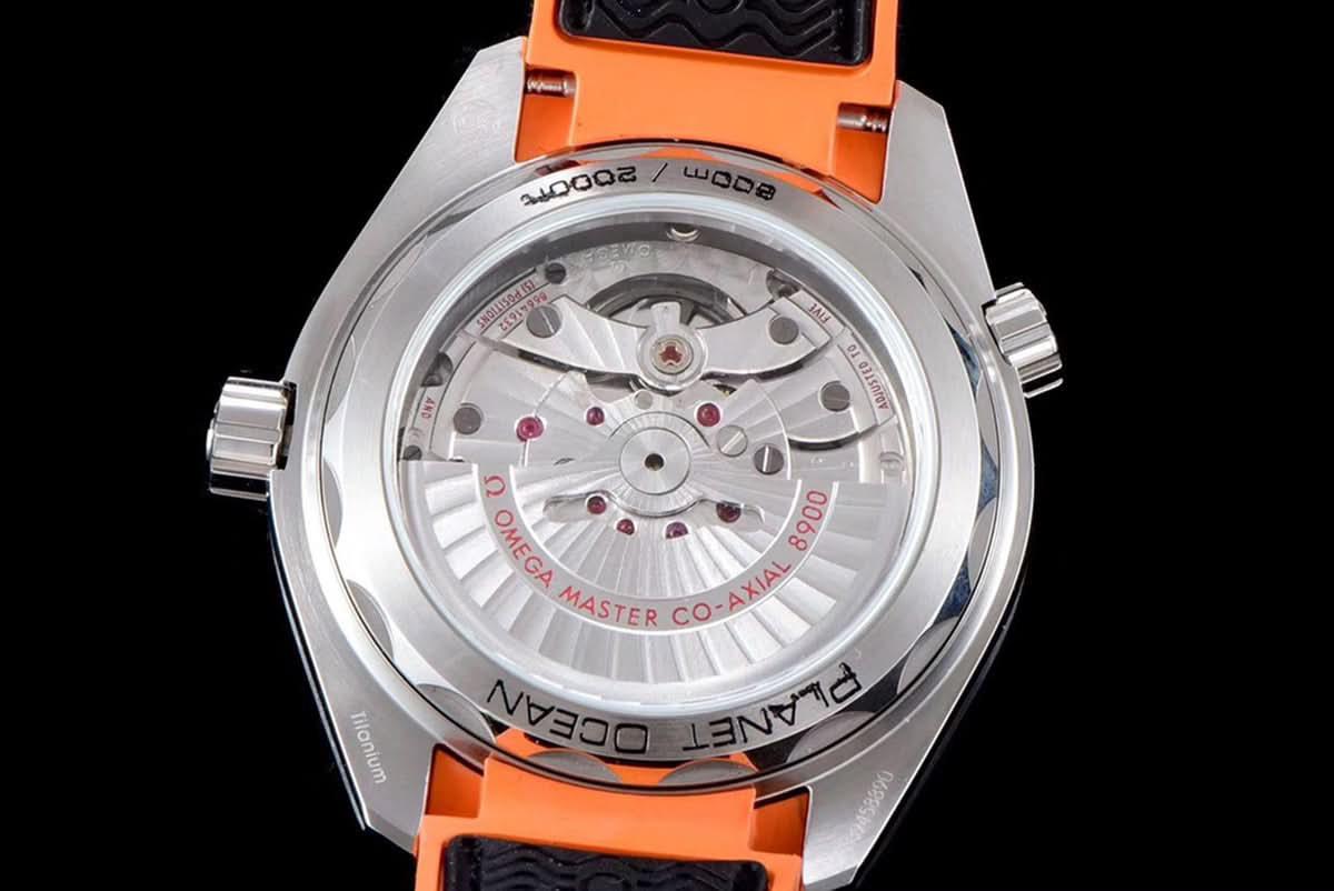 Omega Seamaster Planet Ocean 600M 43.5mm Titanium on Rubber Strap Replica Watch