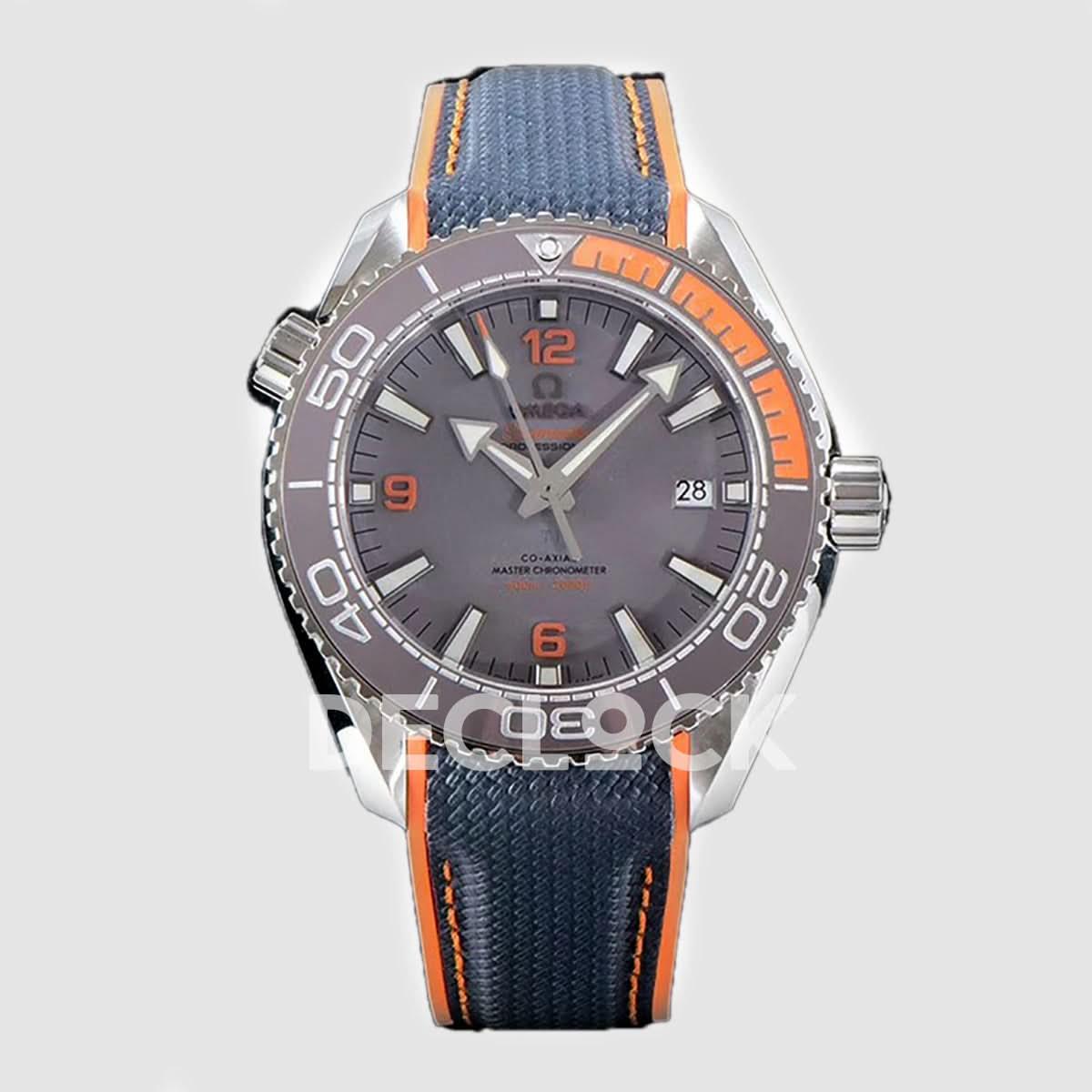 Omega Seamaster Planet Ocean 600M 43.5mm Titanium on Rubber Strap Replica Watch