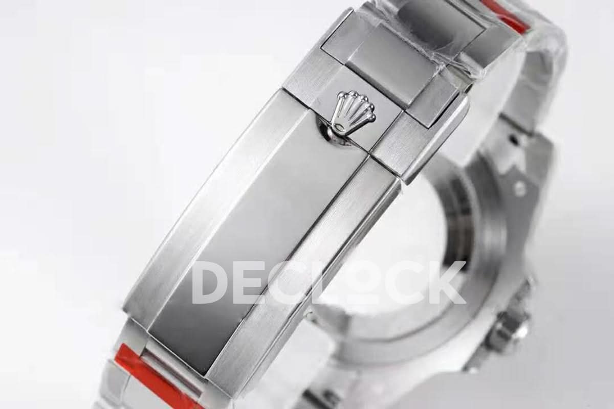 GMT Master II 116758 Pepsi Black Dial in Steel with Paved Diamond Bezel