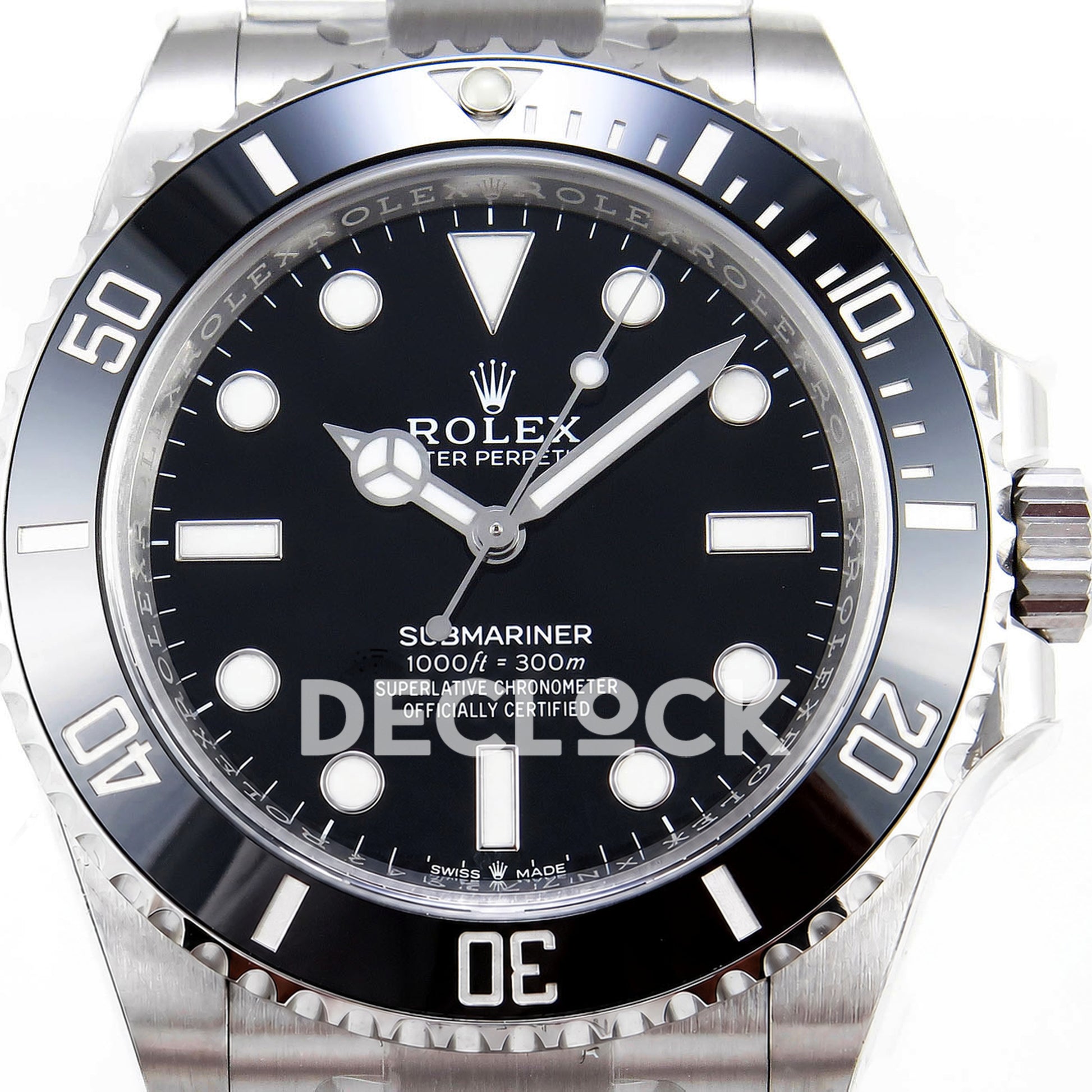 Rolex Submariner 41mm 124060 No Date Black Dial VR3230 Clean Factory