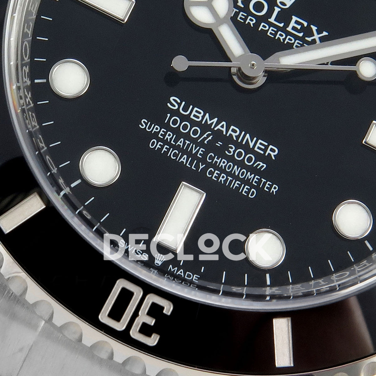 Replica Rolex Submariner 41mm 124060 No Date Black Ceramic Bezel VS3230 Free Sprung