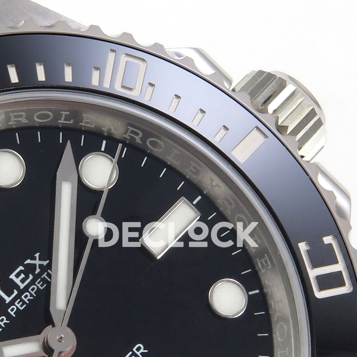 Rolex Submariner 41mm 124060 No Date Black Ceramic Bezel VS3230 Replica