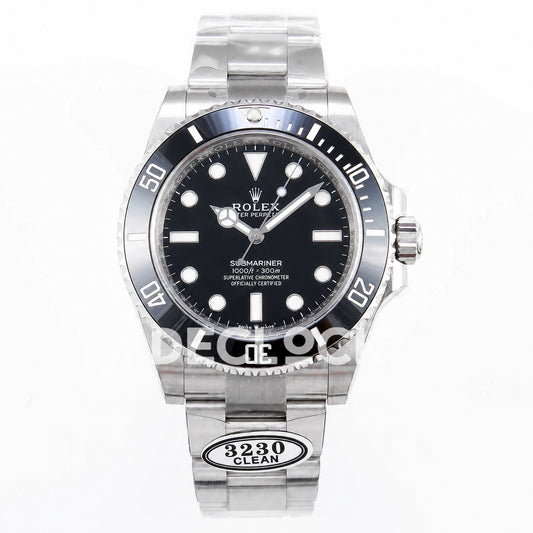 Rolex Submariner 41mm 124060 No Date Black Dial VR3230 Clean Factory