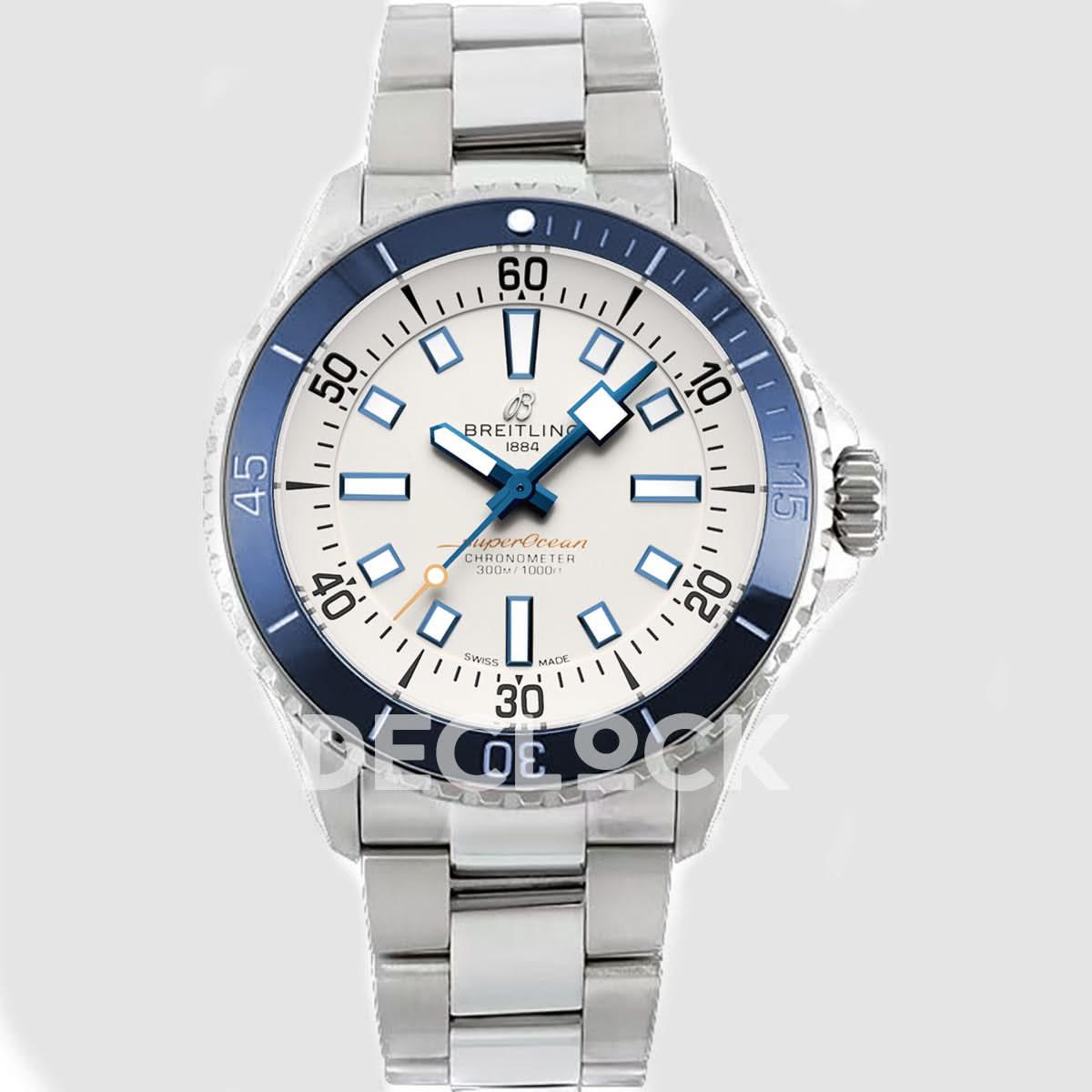 Replica Breitling Superocean Automatic 44 White Dial |  Declock.