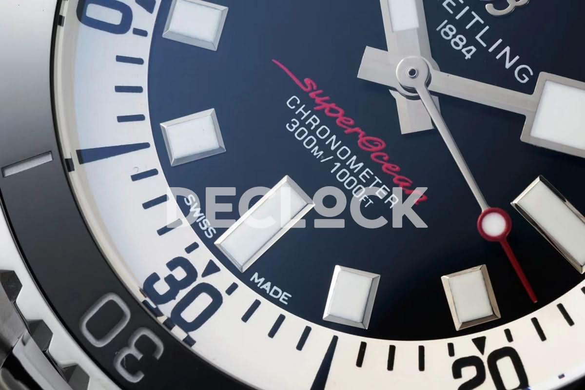 Replica Breitling Superocean Automatic 44 Black Dial |  Declock.