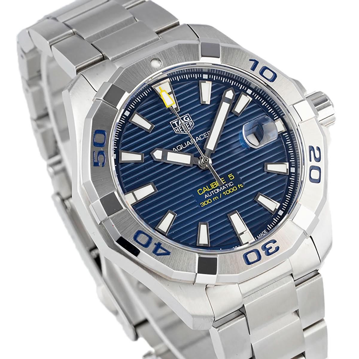 Replica Rolex Tag Heuer Aquaracer Caliber 5 Blue Dial Ref. WAN2013.BA09 |  Declock.