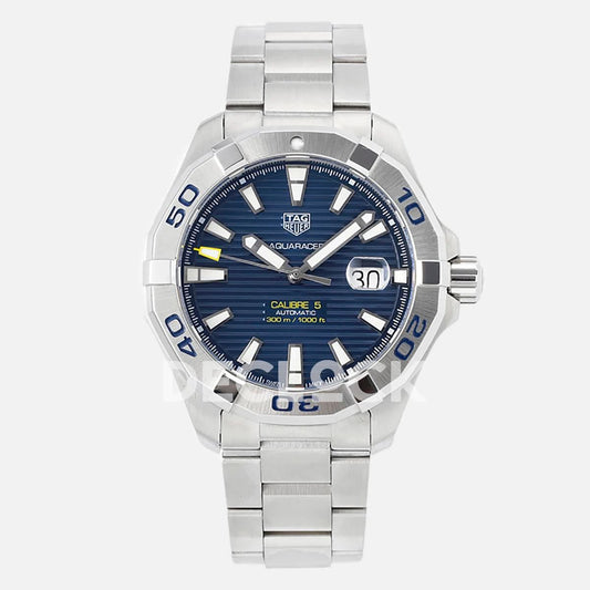 Replica Rolex Tag Heuer Aquaracer Caliber 5 Blue Dial Ref. WAN2013.BA09 |  Declock.