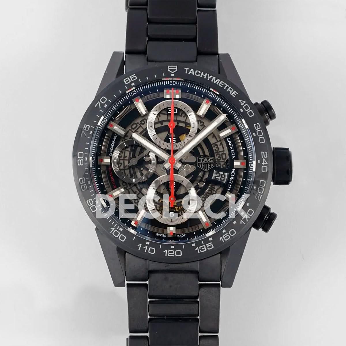 Replica Rolex Tag Heuer Calibre Heuer 01 Chrono 43mm Ceramic |  Declock.
