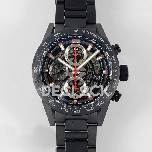 Replica Rolex Tag Heuer Calibre Heuer 01 Chrono 43mm Ceramic |  Declock.