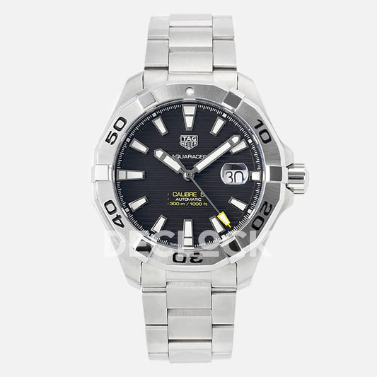 Replica Rolex Tag Heuer Aquaracer Caliber 5 Black Dial Ref. WAN2013.BA09 | Declock.