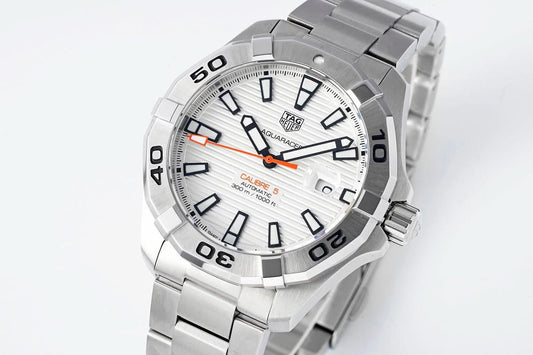 Replica Rolex Tag Heuer Aquaracer Caliber 5 White Dial Ref. WAN2013.BA09 |  Declock.