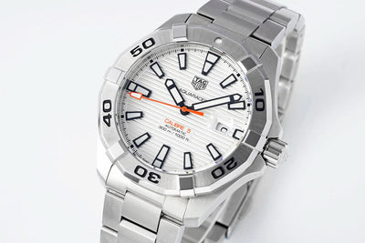 Tag Heuer Aquaracer Caliber 5 White Dial Ref. WAN2013.BA09