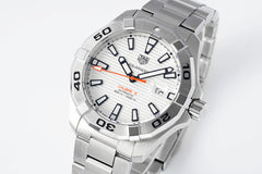 Tag Heuer Aquaracer Caliber 5 White Dial Ref. WAN2013.BA09