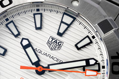 Tag Heuer Aquaracer Caliber 5 White Dial Ref. WAN2013.BA09