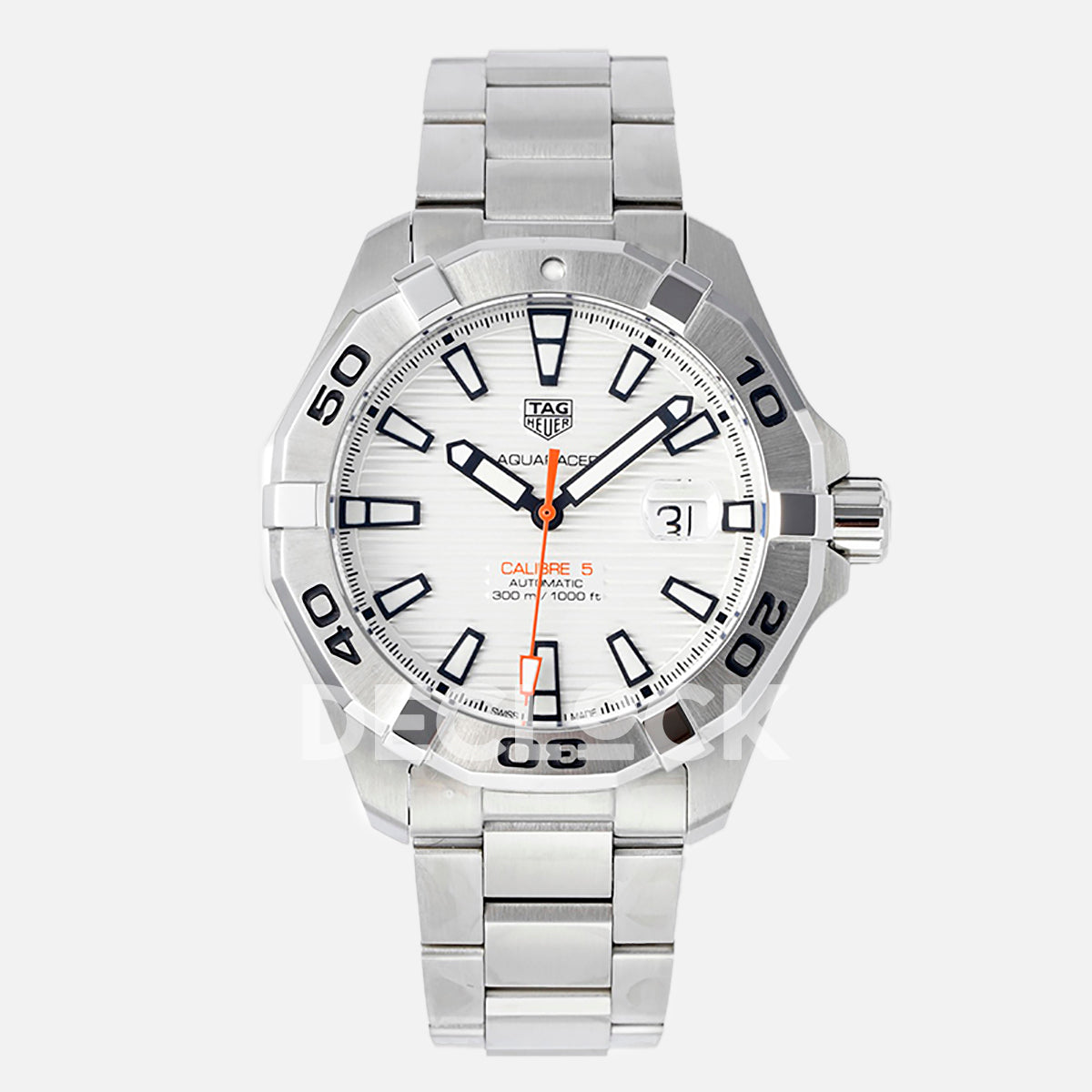 Tag Heuer Aquaracer Caliber 5 White Dial Ref. WAN2013.BA09