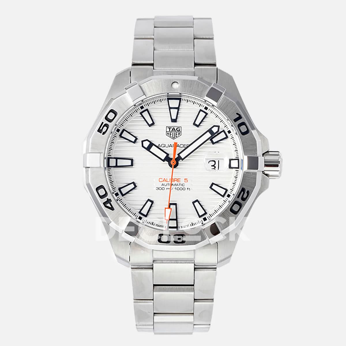 Tag Heuer Aquaracer Caliber 5 White Dial Ref. WAN2013.BA09