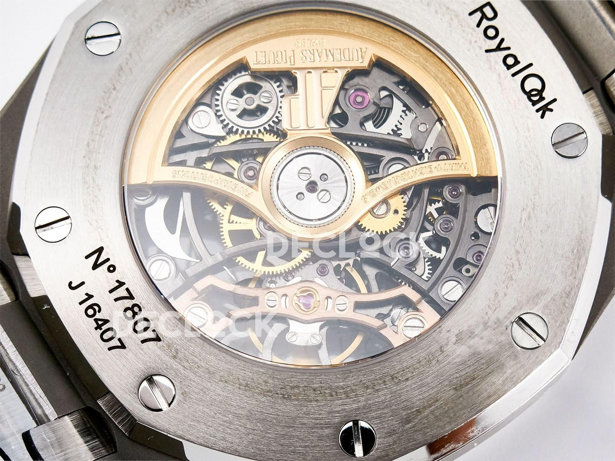 Replica Audemars Pigeut Royal Oak 41mm Openworked 15407 SS THBF 1:1 |  Declock.