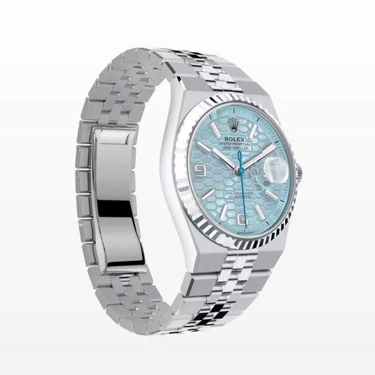 Replica Rolex Land-Dweller 40mm 127334 WG in Blue Dial | Declock.