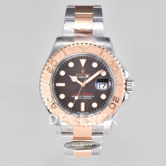 Replica Rolex Yacht-Master 40 116621 Everose Rolesor in Brown Dial