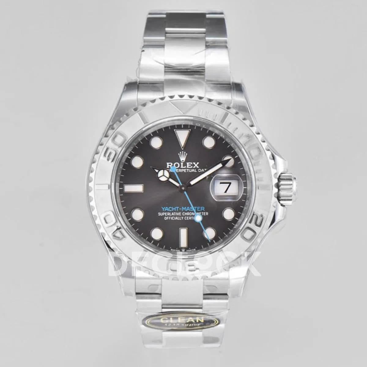 Replica Rolex Yacht-Master 40 116622 Rolesium Grey Dial |  Declock.