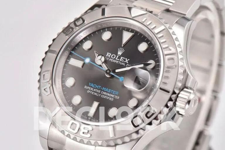 Replica Rolex Yacht-Master 40 116622 Rolesium Grey Dial |  Declock.