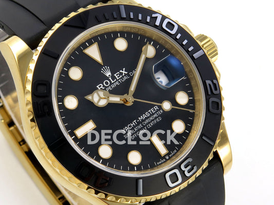 Rolex Yacht-Master 42mm 226658 Black Ceramic Bezel on Oysterflex Strap W Factory