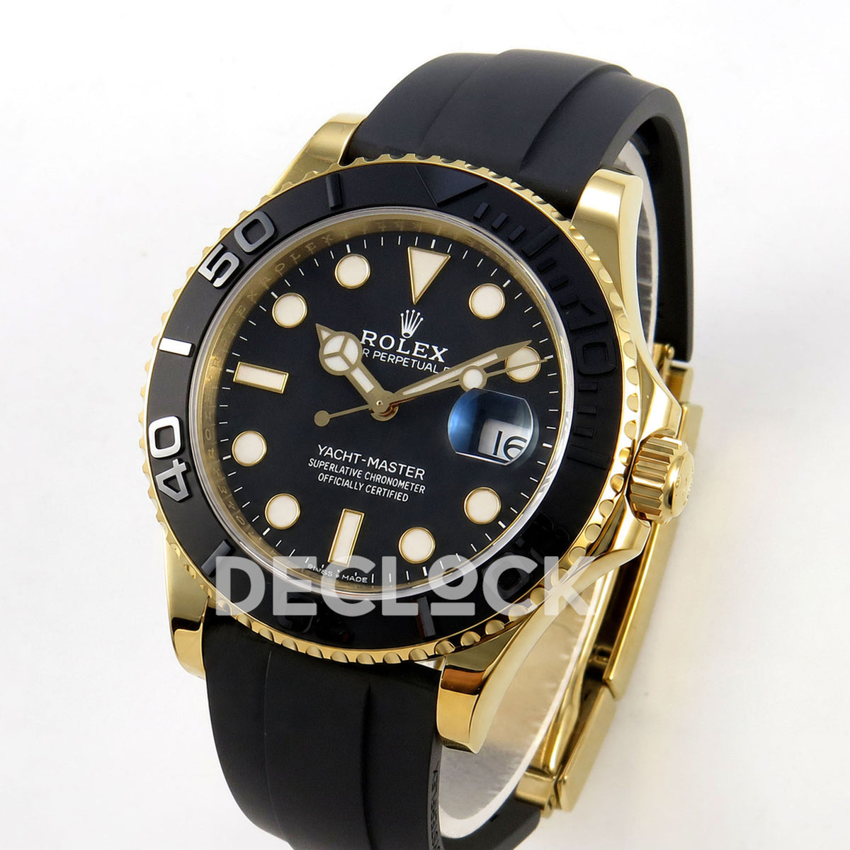 Rolex Yacht-Master 42mm 226658 Black Ceramic Bezel on Oysterflex Strap W Factory