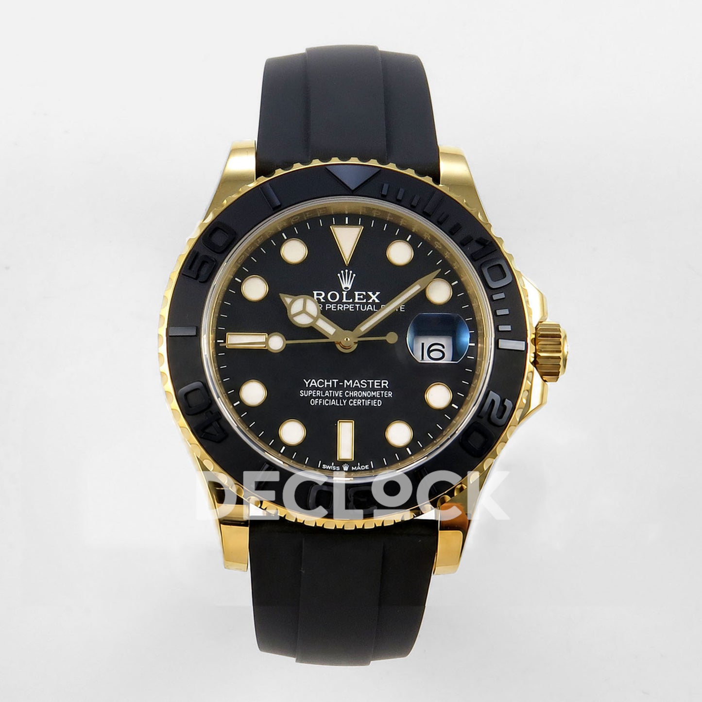 Rolex Yacht-Master 42mm 226658 Black Ceramic Bezel on Oysterflex Strap W Factory