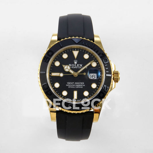 Rolex Yacht-Master 42mm 226658 Black Ceramic Bezel on Oysterflex Strap W Factory
