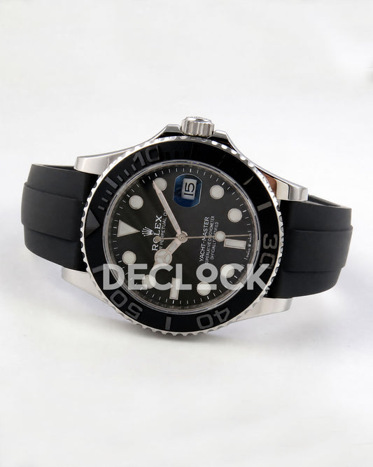 Rolex Yacht-Master 42mm 226659 Black Ceramic Bezel on Oysterflex Strap W Factory