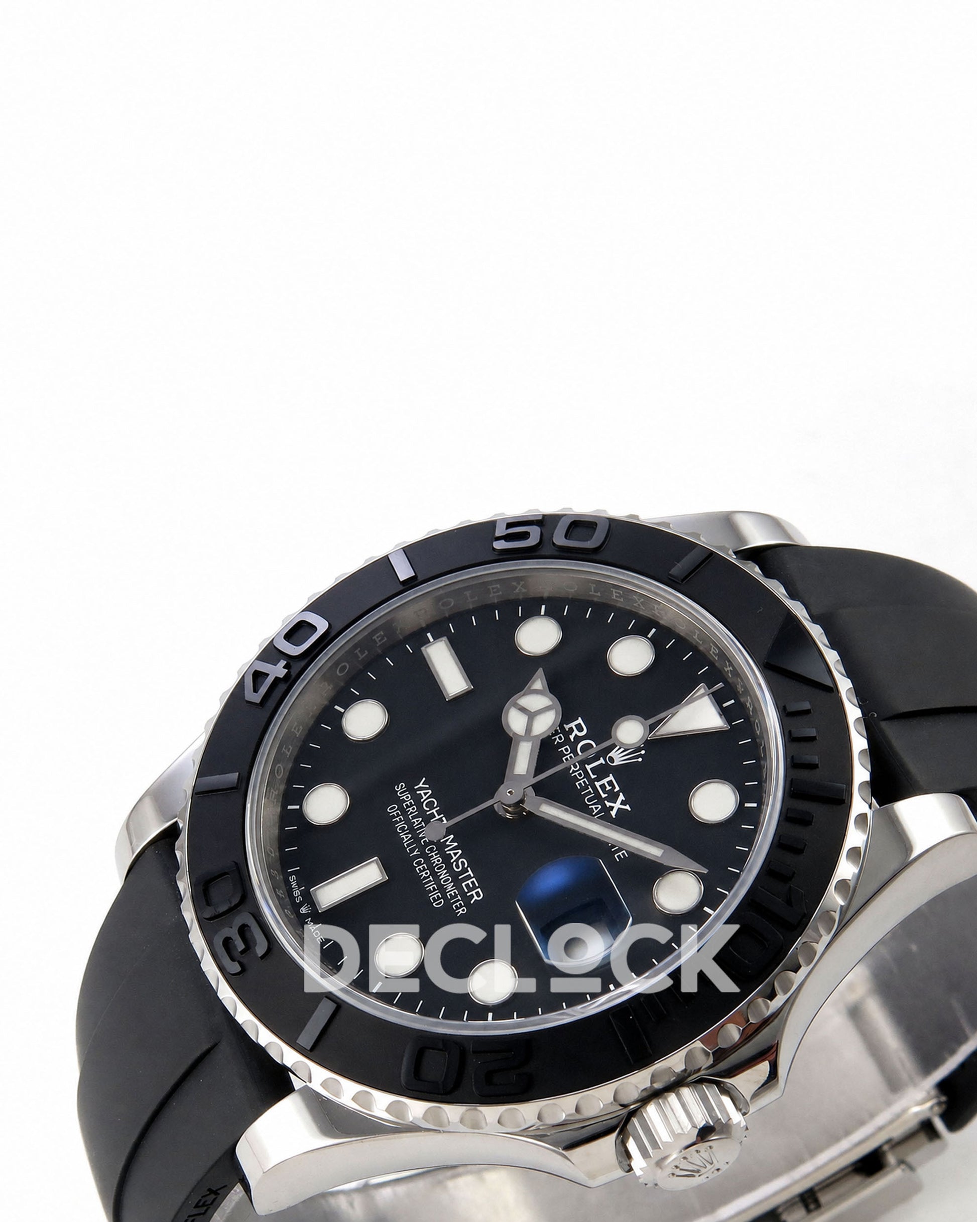 Rolex Yacht-Master 42mm 226659 Black Ceramic Bezel on Oysterflex Strap W Factory